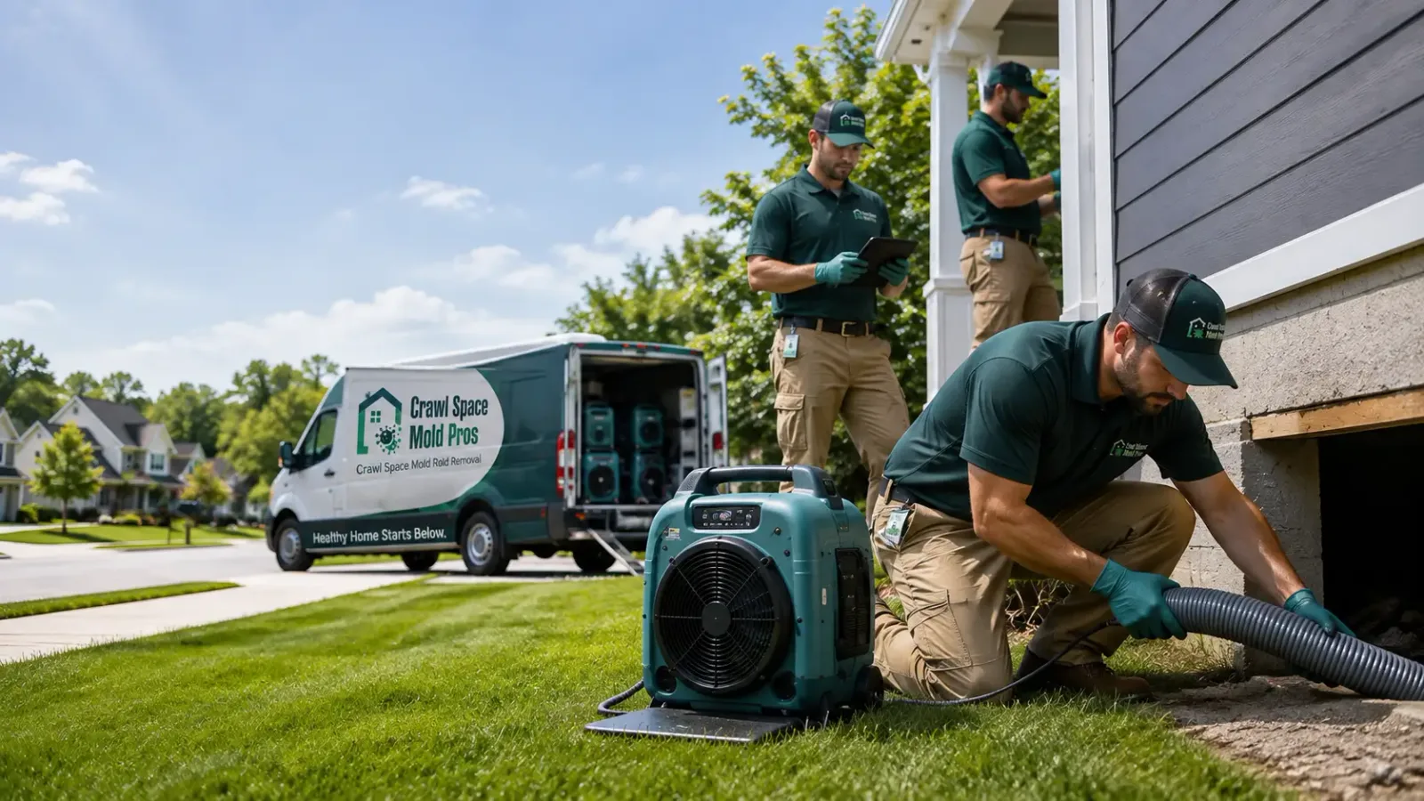 Crawl Space Mold Removal in Deer Park, AL